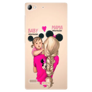 Plastové puzdro iSaprio - Mama Mouse Blond and Girl - Lenovo Vibe X2