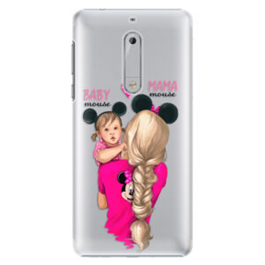 Plastové puzdro iSaprio - Mama Mouse Blond and Girl - Nokia 5