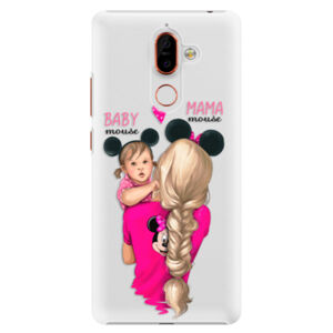 Plastové puzdro iSaprio - Mama Mouse Blond and Girl - Nokia 7 Plus