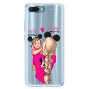 Silikónové puzdro iSaprio - Mama Mouse Blond and Girl - Huawei Honor 10
