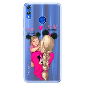 Silikónové puzdro iSaprio - Mama Mouse Blond and Girl - Huawei Honor 8X