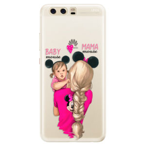 Silikónové puzdro iSaprio - Mama Mouse Blond and Girl - Huawei P10