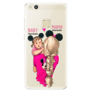 Silikónové puzdro iSaprio - Mama Mouse Blond and Girl - Huawei P10 Lite