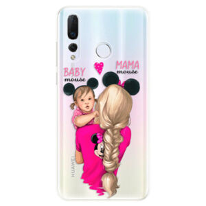 Odolné silikonové pouzdro iSaprio - Mama Mouse Blond and Girl - Huawei Nova 4