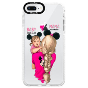 Silikónové púzdro Bumper iSaprio - Mama Mouse Blond and Girl - iPhone 8 Plus