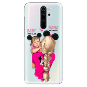Plastové puzdro iSaprio - Mama Mouse Blond and Girl - Xiaomi Redmi Note 8 Pro