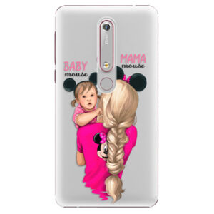 Plastové puzdro iSaprio - Mama Mouse Blond and Girl - Nokia 6.1