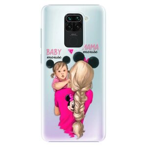 Plastové puzdro iSaprio - Mama Mouse Blond and Girl - Xiaomi Redmi Note 9