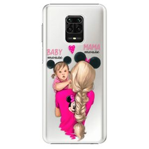 Plastové puzdro iSaprio - Mama Mouse Blond and Girl - Xiaomi Redmi Note 9 Pro / Note 9S