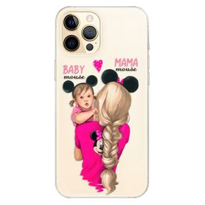 Odolné silikónové puzdro iSaprio - Mama Mouse Blond and Girl - iPhone 12 Pro