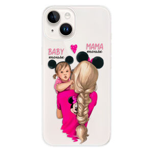 Odolné silikónové puzdro iSaprio - Mama Mouse Blond and Girl - iPhone 15