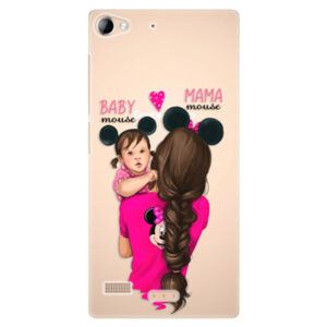 Plastové puzdro iSaprio - Mama Mouse Brunette and Girl - Lenovo Vibe X2