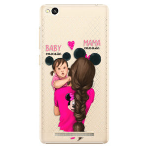 Plastové puzdro iSaprio - Mama Mouse Brunette and Girl - Xiaomi Redmi 3