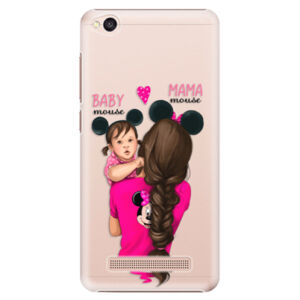 Plastové puzdro iSaprio - Mama Mouse Brunette and Girl - Xiaomi Redmi 4A
