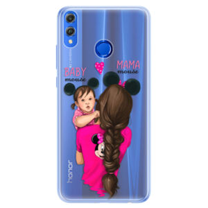 Silikónové puzdro iSaprio - Mama Mouse Brunette and Girl - Huawei Honor 8X
