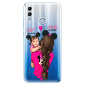 Odolné silikonové pouzdro iSaprio - Mama Mouse Brunette and Girl - Huawei Honor 10 Lite