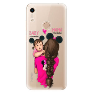 Odolné silikónové puzdro iSaprio - Mama Mouse Brunette and Girl - Huawei Honor 8A