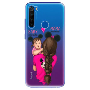 Plastové puzdro iSaprio - Mama Mouse Brunette and Girl - Xiaomi Redmi Note 8T