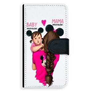 Univerzálne flipové puzdro iSaprio - Mama Mouse Brunette and Girl - Flip XL