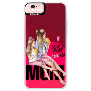 Neónové púzdro Pink iSaprio - Milk Shake - Blond - iPhone 6 Plus/6S Plus