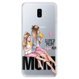 Odolné silikónové puzdro iSaprio - Milk Shake - Blond - Samsung Galaxy J6+