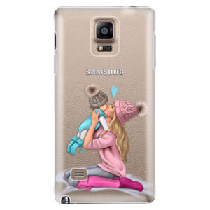 Plastové puzdro iSaprio - Kissing Mom - Blond and Boy - Samsung Galaxy Note 4
