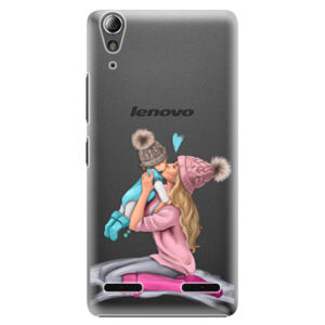 Plastové puzdro iSaprio - Kissing Mom - Blond and Boy - Lenovo A6000 / K3