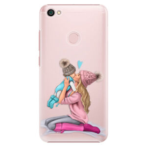 Plastové puzdro iSaprio - Kissing Mom - Blond and Boy - Xiaomi Redmi Note 5A / 5A Prime