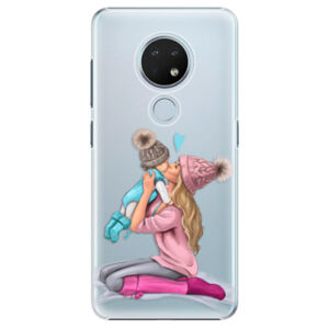 Plastové puzdro iSaprio - Kissing Mom - Blond and Boy - Nokia 6.2