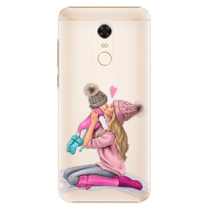 Plastové puzdro iSaprio - Kissing Mom - Blond and Girl - Xiaomi Redmi 5 Plus