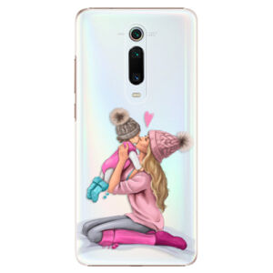 Plastové puzdro iSaprio - Kissing Mom - Blond and Girl - Xiaomi Mi 9T Pro