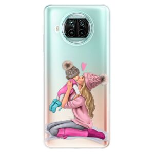 Odolné silikónové puzdro iSaprio - Kissing Mom - Blond and Girl - Xiaomi Mi 10T Lite