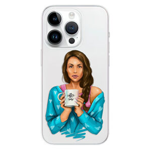 Odolné silikónové puzdro iSaprio - Coffe Now - Brunette - iPhone 15 Pro