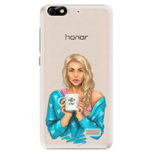 Plastové puzdro iSaprio - Coffe Now - Blond - Huawei Honor 4C