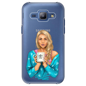Plastové puzdro iSaprio - Coffe Now - Blond - Samsung Galaxy J1