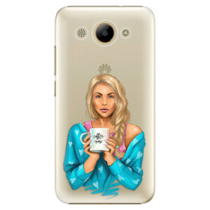 Plastové puzdro iSaprio - Coffe Now - Blond - Huawei Y3 2017