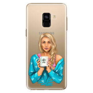 Plastové puzdro iSaprio - Coffe Now - Blond - Samsung Galaxy A8 2018