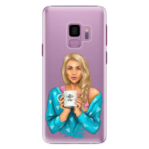 Plastové puzdro iSaprio - Coffe Now - Blond - Samsung Galaxy S9