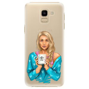 Plastové puzdro iSaprio - Coffe Now - Blond - Samsung Galaxy J6