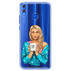 Plastové puzdro iSaprio - Coffe Now - Blond - Huawei Honor 8X