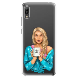 Plastové puzdro iSaprio - Coffe Now - Blond - Huawei Y6 2019