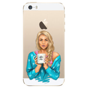 Odolné silikónové puzdro iSaprio - Coffe Now - Blond - iPhone 5/5S/SE