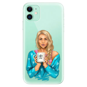 Odolné silikónové puzdro iSaprio - Coffe Now - Blond - iPhone 11