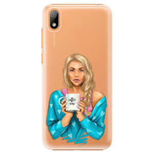 Plastové puzdro iSaprio - Coffe Now - Blond - Huawei Y5 2019
