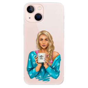 Odolné silikónové puzdro iSaprio - Coffe Now - Blond - iPhone 13 mini