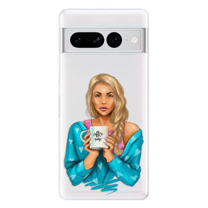 Odolné silikónové puzdro iSaprio - Coffe Now - Blond - Google Pixel 7 Pro 5G