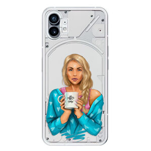 Odolné silikónové puzdro iSaprio - Coffe Now - Blond - Nothing Phone (1)