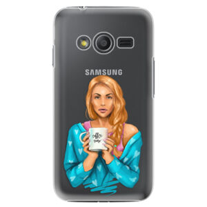 Plastové puzdro iSaprio - Coffe Now - Redhead - Samsung Galaxy Trend 2 Lite