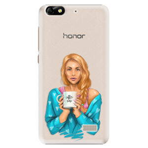 Plastové puzdro iSaprio - Coffe Now - Redhead - Huawei Honor 4C