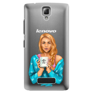 Plastové puzdro iSaprio - Coffe Now - Redhead - Lenovo A2010